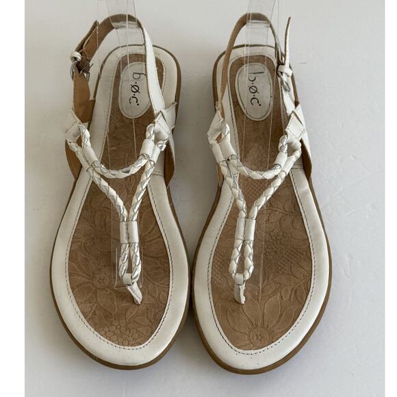 B.O.C. Born Concept Women's 10M Palti Braided T-Strap Thong Sandals Boho Coastal - Picture 3 of 13